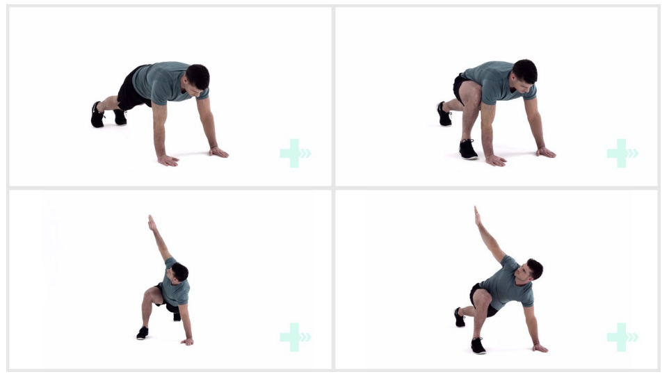 Mountain climber stretch
